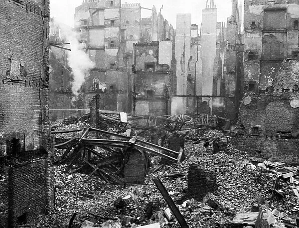 Blitz in London -- Safe Deposit, Chancery Lane, WW2