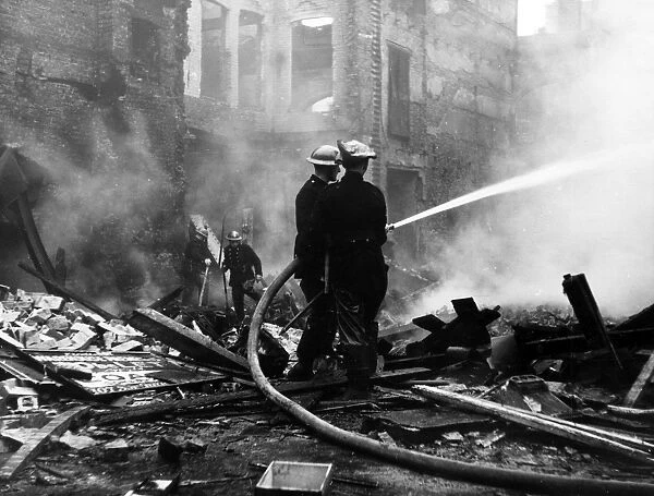 Blitz in London -- site of Wolfe & Hollander Ltd, WW2