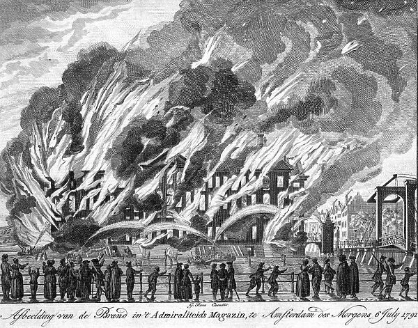 Explosion and fire at the Admiralty Magazine, Amsterdam