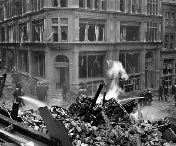 Gas explosion, Godliman Street, City of London