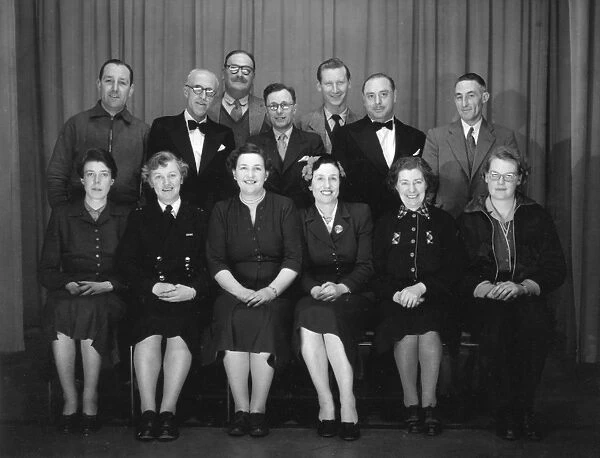 Group photo of men and women