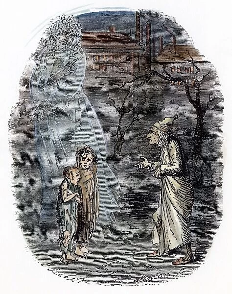 DICKENS: CHRISTMAS CAROL, 1843. Ignorance and Want