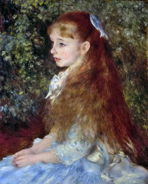 RENOIR: MLLE D ANVERS, 1880. Pierre Auguste Renoir: Mlle Irene Cahen d Anvers. Oil on canvas, 1880