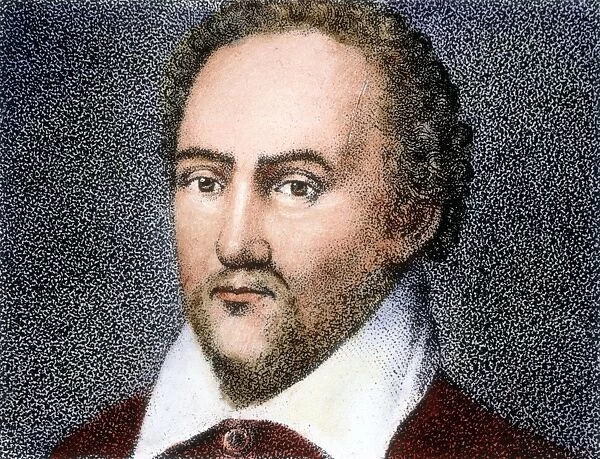 RICHARD BURBAGE (c1567-1619). English actor: line engraving, English, after a 17th century painting