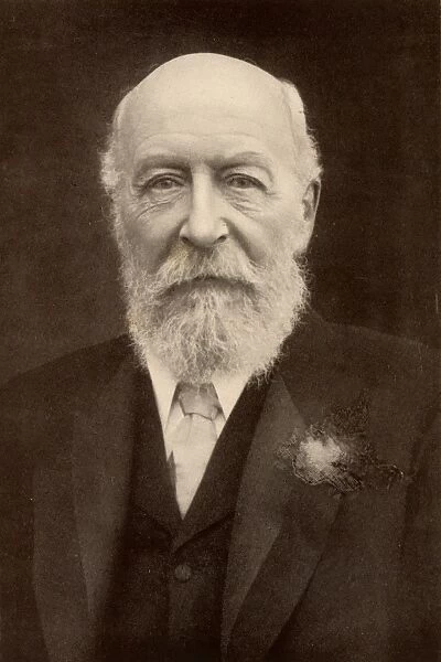 George Cadbury (1839-1922) in 1906 at the age of 78. English Quaker industrialist