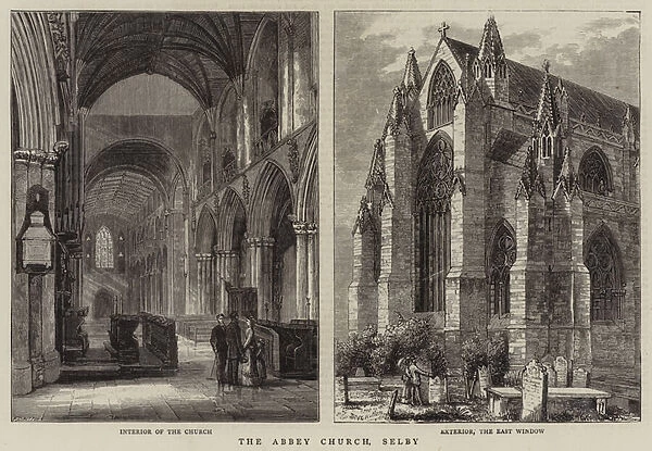 The Abbey Church, Selby (engraving)