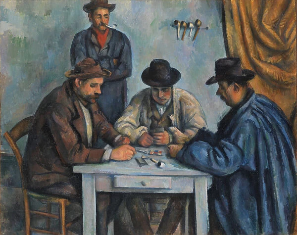 The Card Players, 1890-92 (oil on canvas)