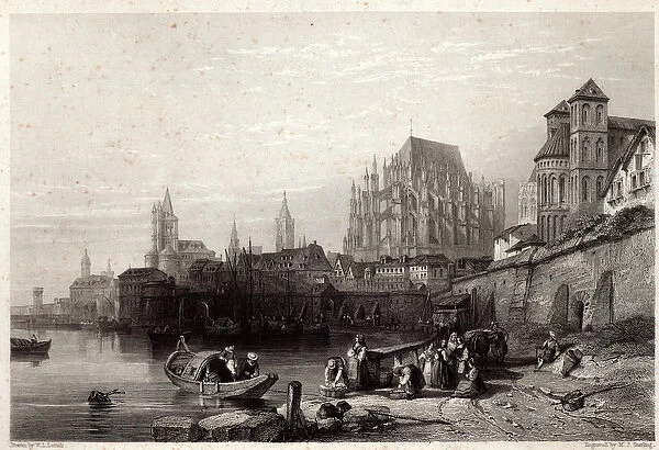 The City of Cologne, engraved by M. J. Sterling (engraving)