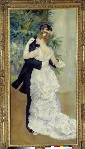 Dance has the city. Painting by Pierre Auguste Renoir (1841-1919