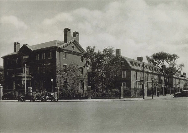 Harvard University: Phillips Brooks House; Mower Hall, Dormitory; Lionel Hall, Dormitory (b  /  w photo)
