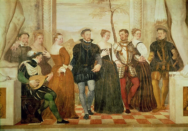 Invitation to the Dance, 1570 (fresco)