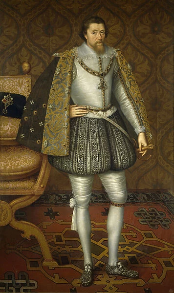 Jacques VI et Ier d Angleterre et d Irlande - Portrait of King James I of England