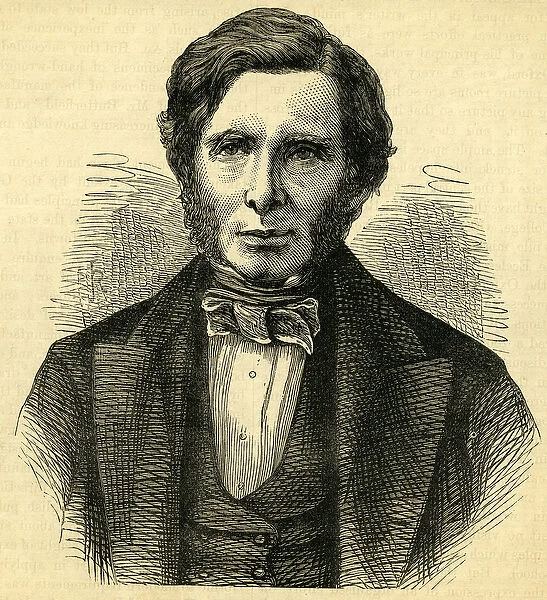 John Ruskin (1819-1900) (engraving)