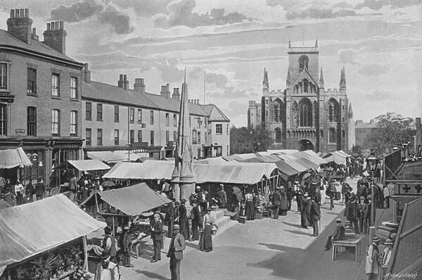 Market Place, Selby (b  /  w photo)