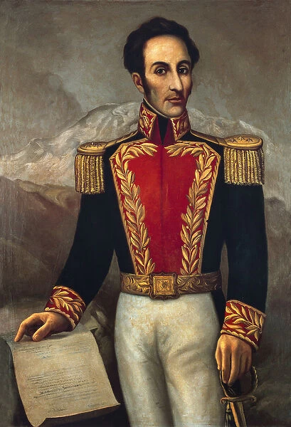 Simon Jose Antonio Bolivar (1783-1830), General and Statesman of South America