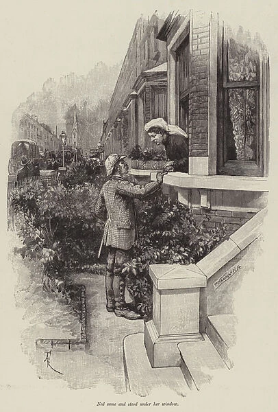 The Sons Veto, by Thomas Hardy (engraving)