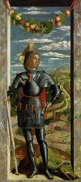 St. George and the Dragon, 1466-67 (oil on panel)