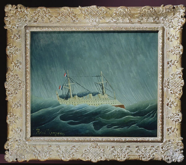 The storm-tossed vessel, c. 1899 (oil on canvas) (see also 19141)