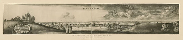 View of Greenwich etched in 1637 (engraving)