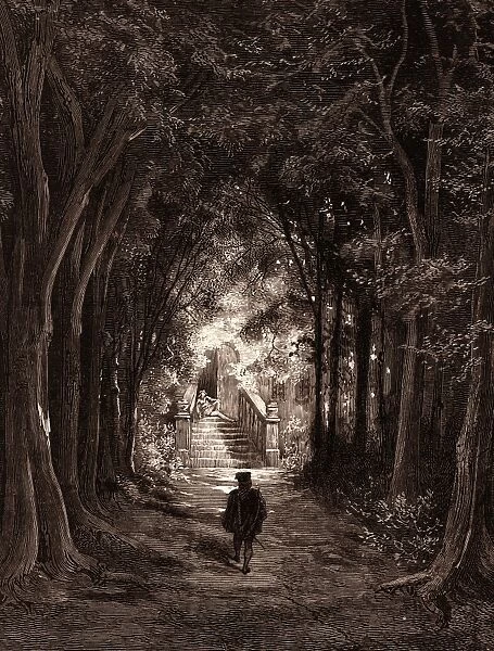 The Approach to the Enchanted Palace, by Gustave Dore. Dore, 1832 - 1883, French
