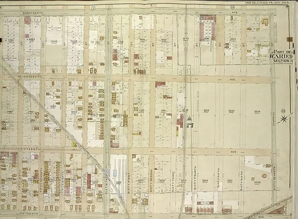 Brooklyn, Vol. 6, Double Page Plate No. 6; Part of Ward 30, Section 17; Map bounded