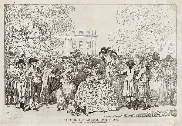 Drawings Prints, Print, 1784, Fashions Day, Artist, Publisher, Thomas Rowlandson, E