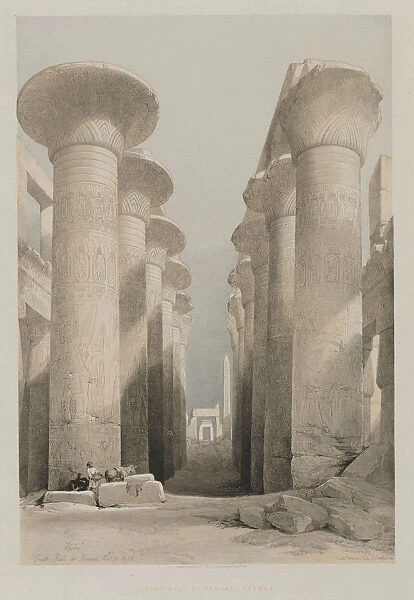 Egypt Nubia Volume I Thebes Great Hall Karnac