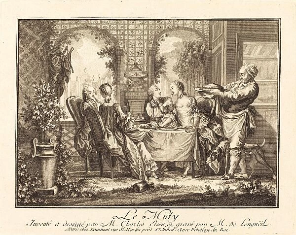 Joseph de Longueil after Charles Eisen (French, 1730 - 1792), Le midi, etching