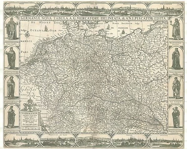 Map Germaniae post omnes hac forma editiones exactissima locupletissimaque descriptio