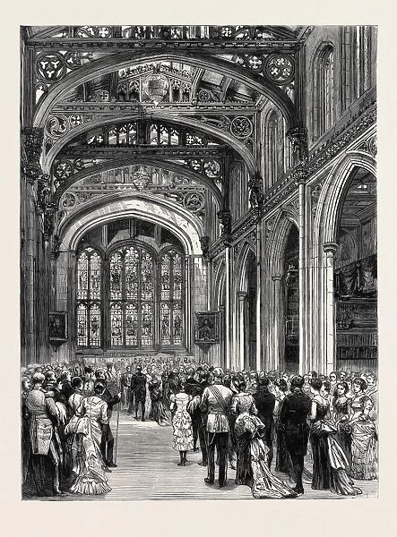 The Municipal Ball at the Guildhall, Reception of the Guests in the Library
