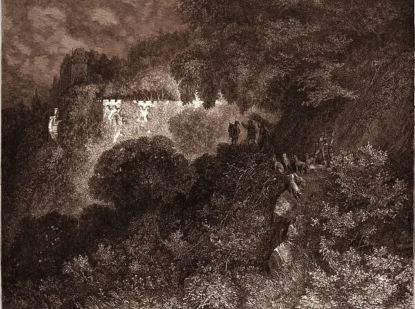 THE PALACE OF SLEEP, BY GUSTAVE DORE. Dore, 1832 - 1883, French