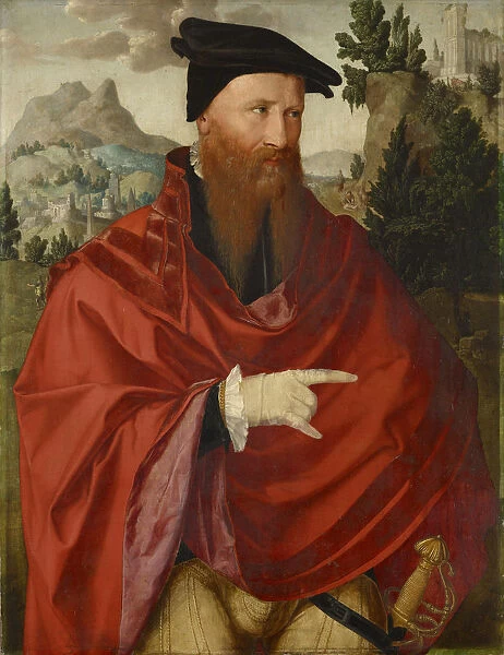 Portrait Anabaptist David Joris c. 1540  /  45 oil