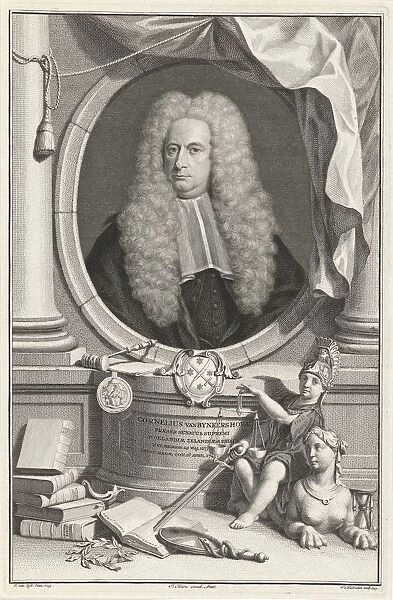 Portrait Cornelis van Bynkershoek Cornelius van Bynkershoek