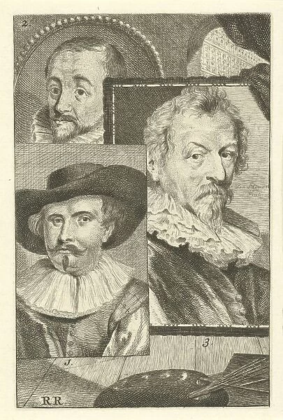 Portraits Willem van Nieulandt II Gerrit Pietersz