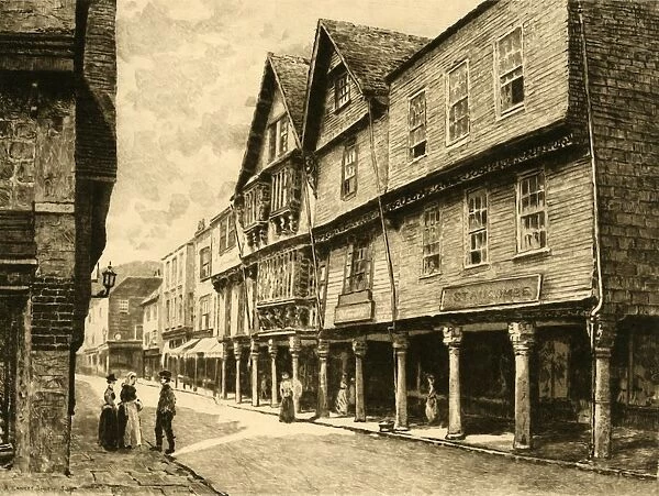 The Butterwalk, Dartmouth, 1898. Creator: Unknown