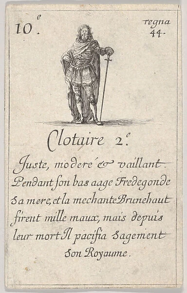 Clotaire 2.-e  /  Juste, modere... from Game of the Kings of France