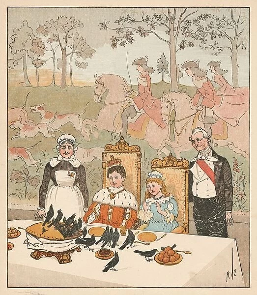 Was not that a dainty Dish To set before the King?, 1880. Creator: Randolph Caldecott
