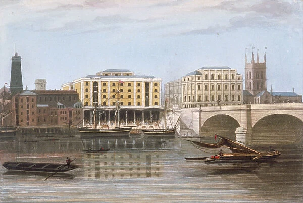 Fennings Wharf, Bermondsey, London, c1835