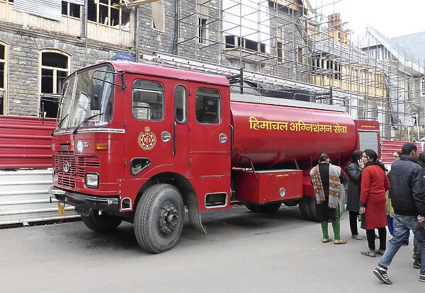 Fire Engine Shimla Himachal Pradesh, India. Creator: Unknown