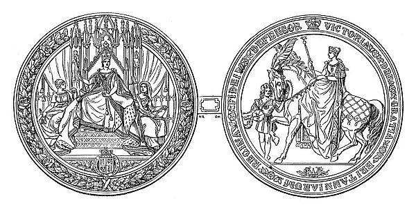 The Great Seal of Queen Victoria, c1895
