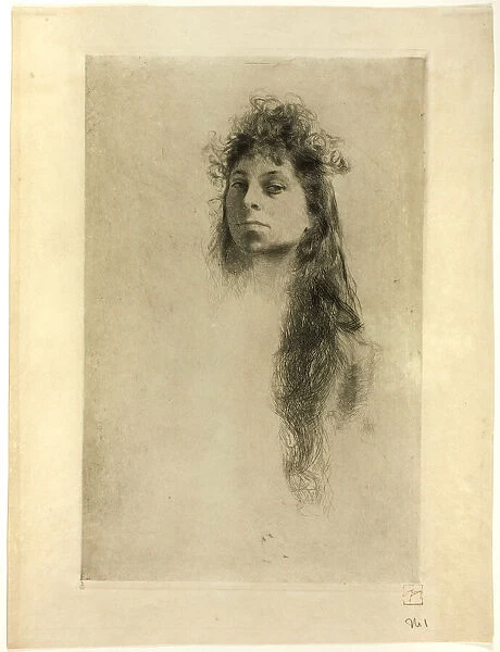 Head of a Girl, n. d. Creator: Robert Frederick Blum