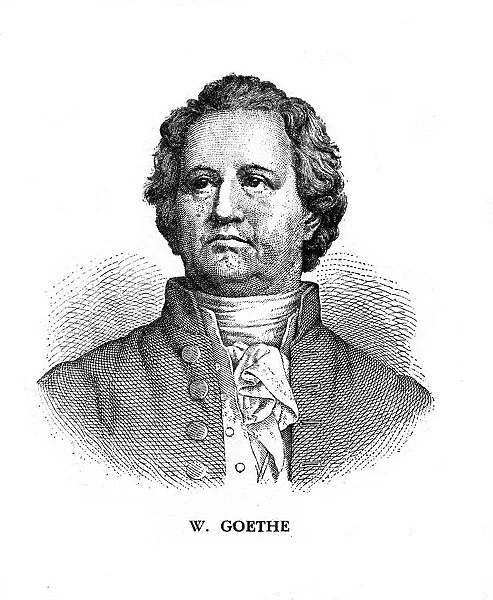 Johann Wolfgang von Goethe, German poet, dramatist and scientist, 19th century