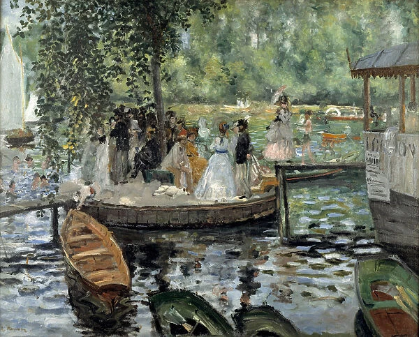 La Grenouillere, 1869. Artist: Renoir, Pierre Auguste (1841-1919)