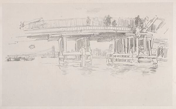 Old Battersea Bridge. Creator: James McNeill Whistler (American, 1834-1903)