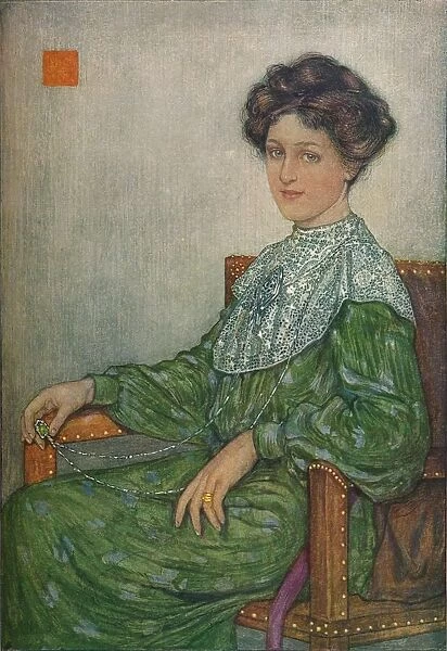 Portrait of Mrs. J. Maltwood, c1892-1906, (1906-7). Artist: Nicols Wilhelm Jungmann