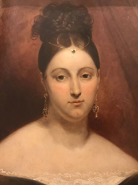 Portrait of the opera singer Maria Malibran (1808-1836), 1831. Creator: Scheffer, Ary (1795-1858)