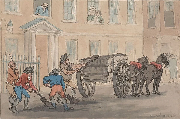 Scavengers Cart, 1788. 1788. Creator: Thomas Rowlandson