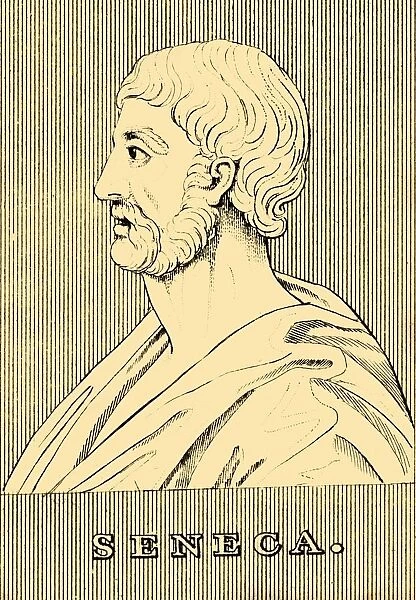 Seneca, (c4 BC-AD 65), 1830. Creator: Unknown