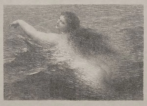The Water Genius, 1896. Creator: Henri Fantin-Latour (French, 1836-1904)