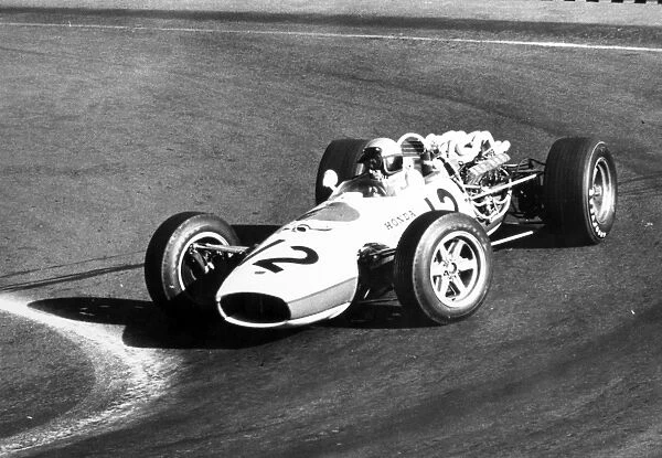 1966 Mexican Grand Prix - Richie Ginther: Richie Ginther, Honda RA273, 4th position, action